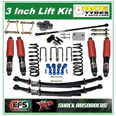 EFS Suspension Kit Toyota L/Cruiser 79-78 Series V8 XTR Big Bore 3" lift
