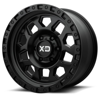 KMC XD132 Black 17x8 6x114 +25 offset