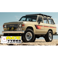 ROH Assault Machined 17x9 6x139 -25 offset Toyota L/Cruiser 60/80/75 Series cruises GU Patrol