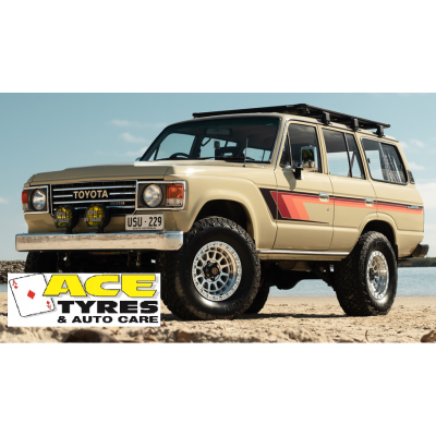 ROH Assault Machined 17x9 6x139 -25 offset Toyota L/Cruiser 60/80/75 Series cruises GU Patrol