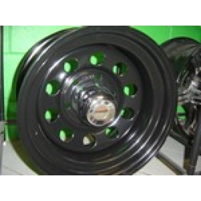 Sunraysia Wheels 15x7 5x139 -12 Black Round hole