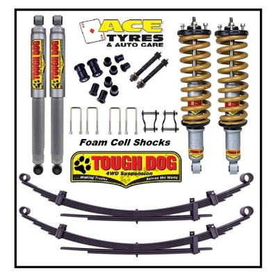 Tough Dog Suspension Kit Mitsubishi Triton ML-MN 06 to 2015 Foam Cell complete strut 25mm Tough Dog Suspension Kit Mitsubishi Triton ML-MN 06 to 2015 Foam Cell complete strut 25mm