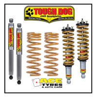 Tough Dog Suspension Kit 40m Adjustable Shocks Nissan Navara D23 NP300 35mm