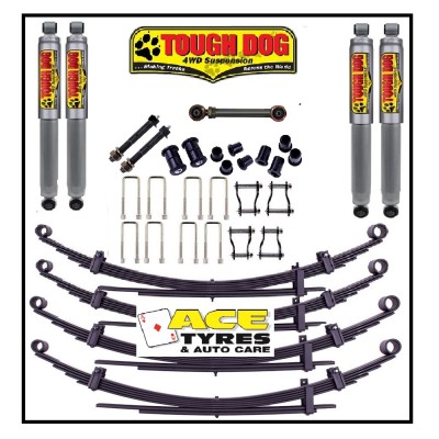 Tough Dog Suspension Kit Toyota Hilux 1988-1997 Leaf Front Foam Cell Tough Dog Suspension Kit Toyota Hilux 1988-1997 Leaf Front Foam Cell