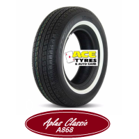 APlus 185R14C 102R A866 CLASSIC WHITE WALL 20mm