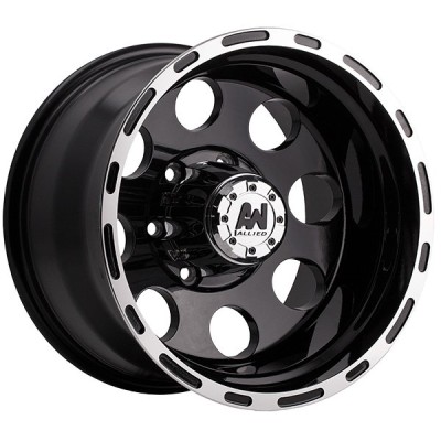 Allied Thunder Black 16x10 -44 6x139