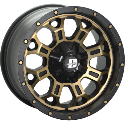 Diesel Hurricane Bronze 17X9 6X139 +25 Diesel Hurricane Bronze 17X9 6X139 +25