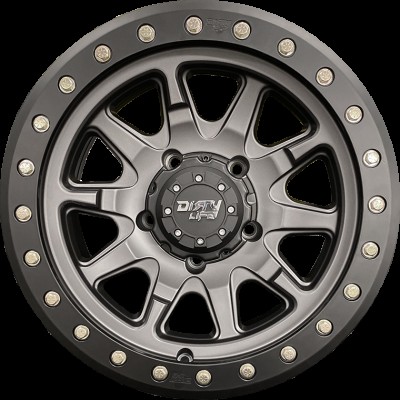 Dirty Life DT1 Graphite Black Lip 17x9 5x150 -12 offset Dirty Life DT1 Graphite Black Lip 17x9 5x150 -12 offset
