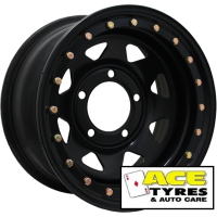 Sunraysia Beadlock 15x7 6x139 +10 Black Triangle