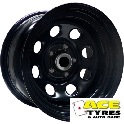 Sunraysia 16x8 5x114.3 -25 Black Soft8 