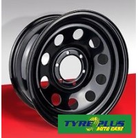 Sunraysia Dynamic steel wheels 15x10 6x139 -44 BK round