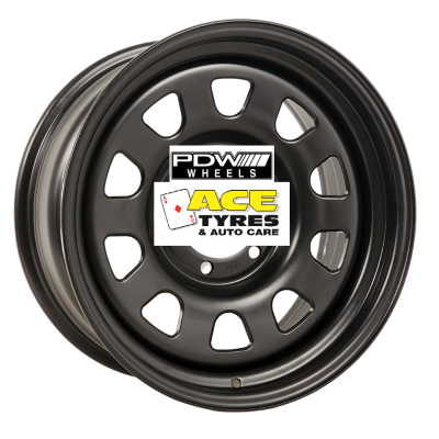 Sunraysia  Rims 17X8 6X139 +10 Black D hole