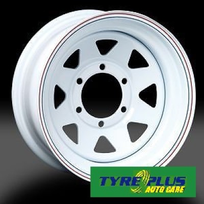 Sunraysia Dynamic Rims 17X8 6X139 +25 White
